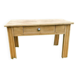 Petite table basse bois brut