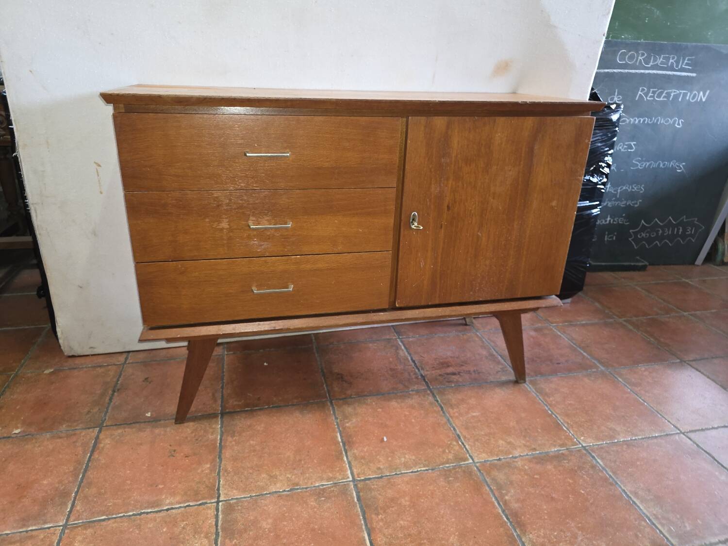 Vintage oak sideboard from the 60s