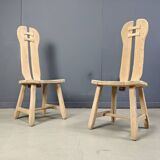 Vintage dining chairs by Depuydt, Belgium, set of 6 - 1960s