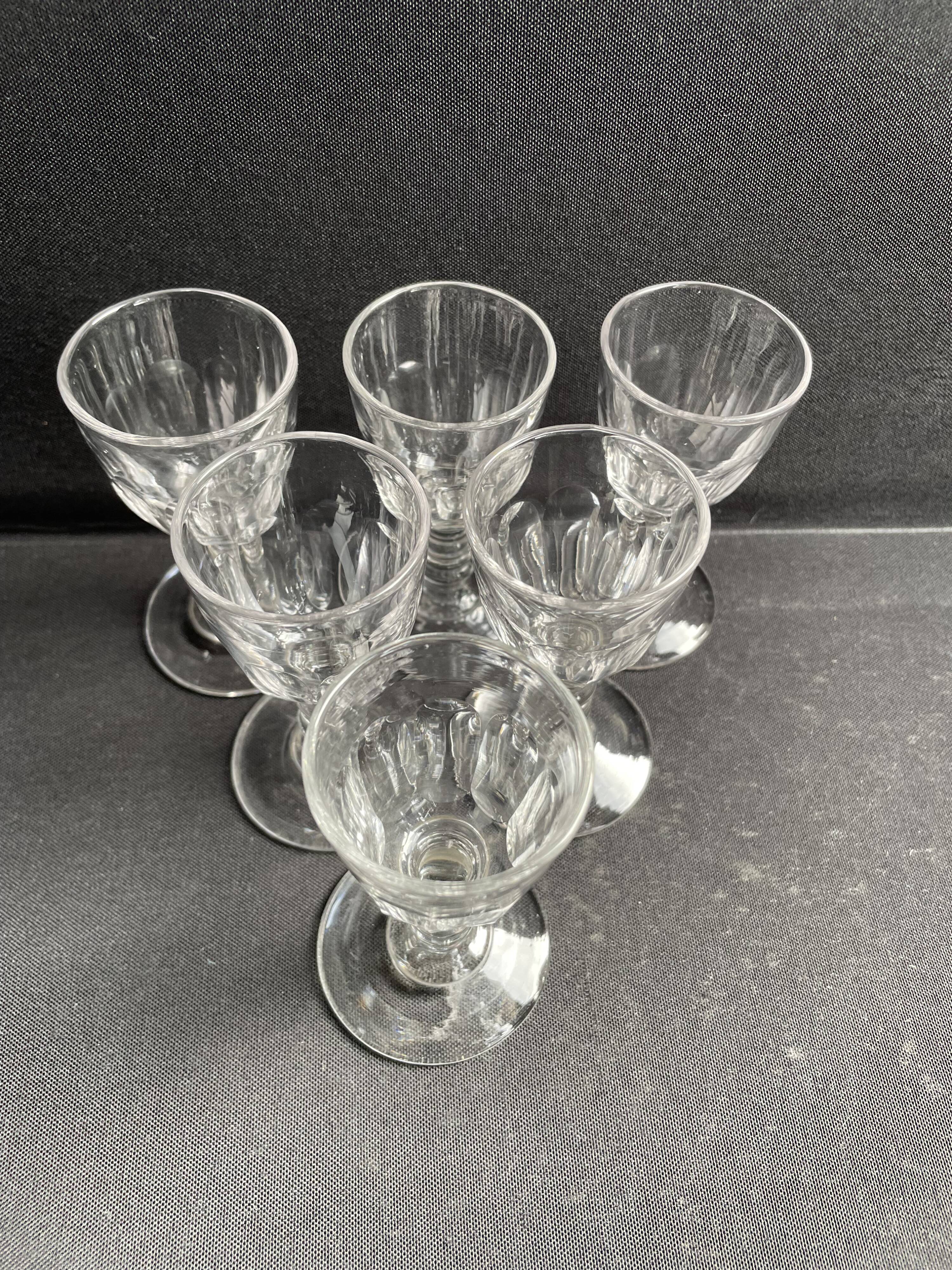 6 Baccarat Clermont liqueur glasses