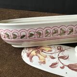 Faience brush holder