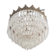 Old chandelier with stamps