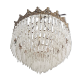 Old chandelier with stamps