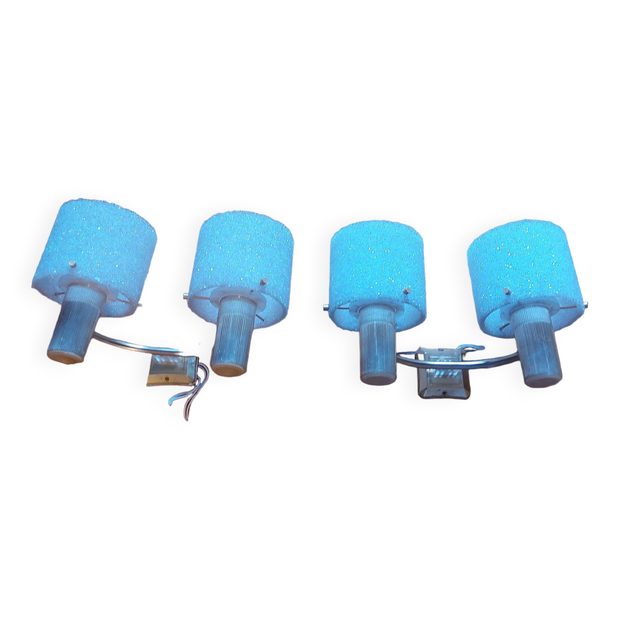 Pair of vintage 60's wall lights