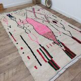 Handmade wool Berber rug 300 X 195 CM