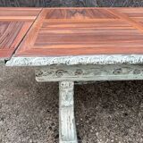 Table with carved legs