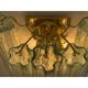 Italian Wall Light Green “Tronchi” Murano Glass Wall Sconce