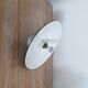 Old industrial wall lamp - Green and white enamelled sheet metal from the 1940s