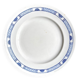 K&G Lunéville round dish in blue ironstone