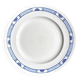 K&G Lunéville round dish in blue ironstone