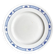 K&G Lunéville round dish in blue ironstone