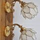 Duo appliques fleurs de nacre