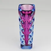 Oldrich Lipsky art glass studio vase, Atelier Exbor, Czechoslovakia, 1960s
