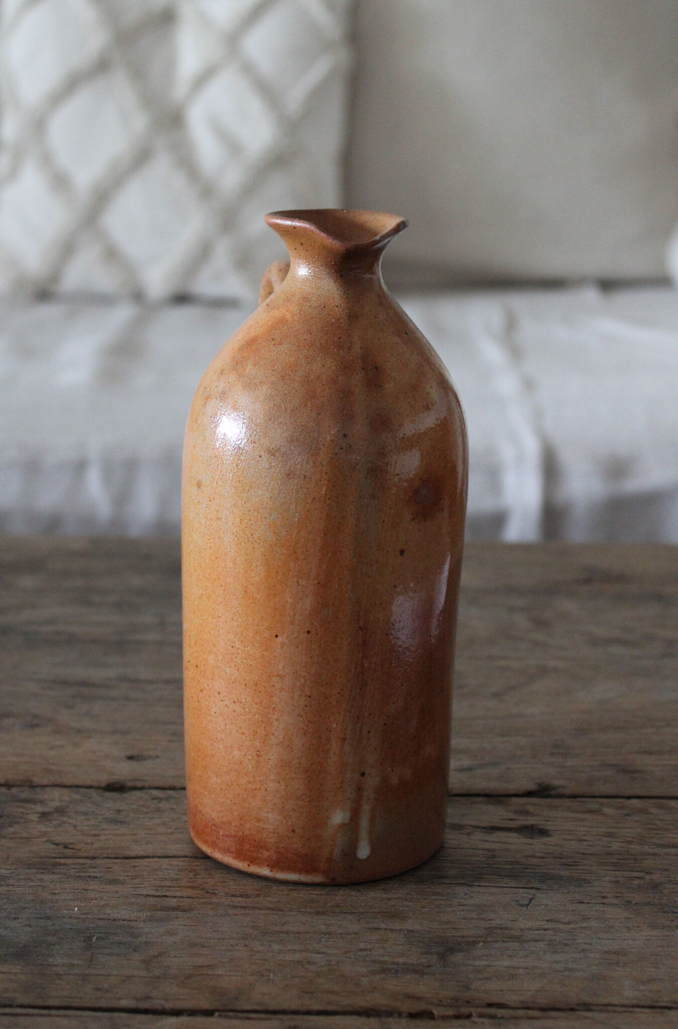 Stoneware pitcher
