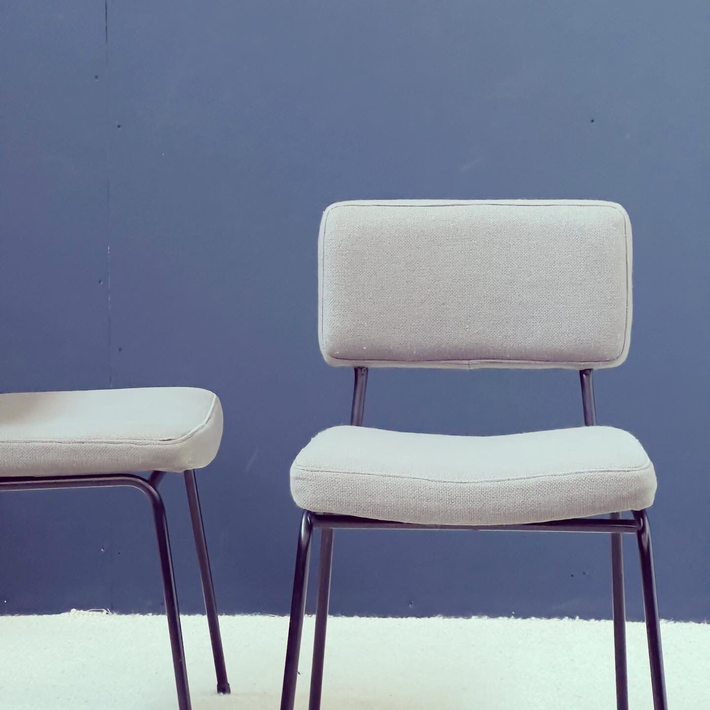 Set of 4 chairs André Simard edition Airborne 1950