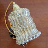 Moulded glass walking lamp