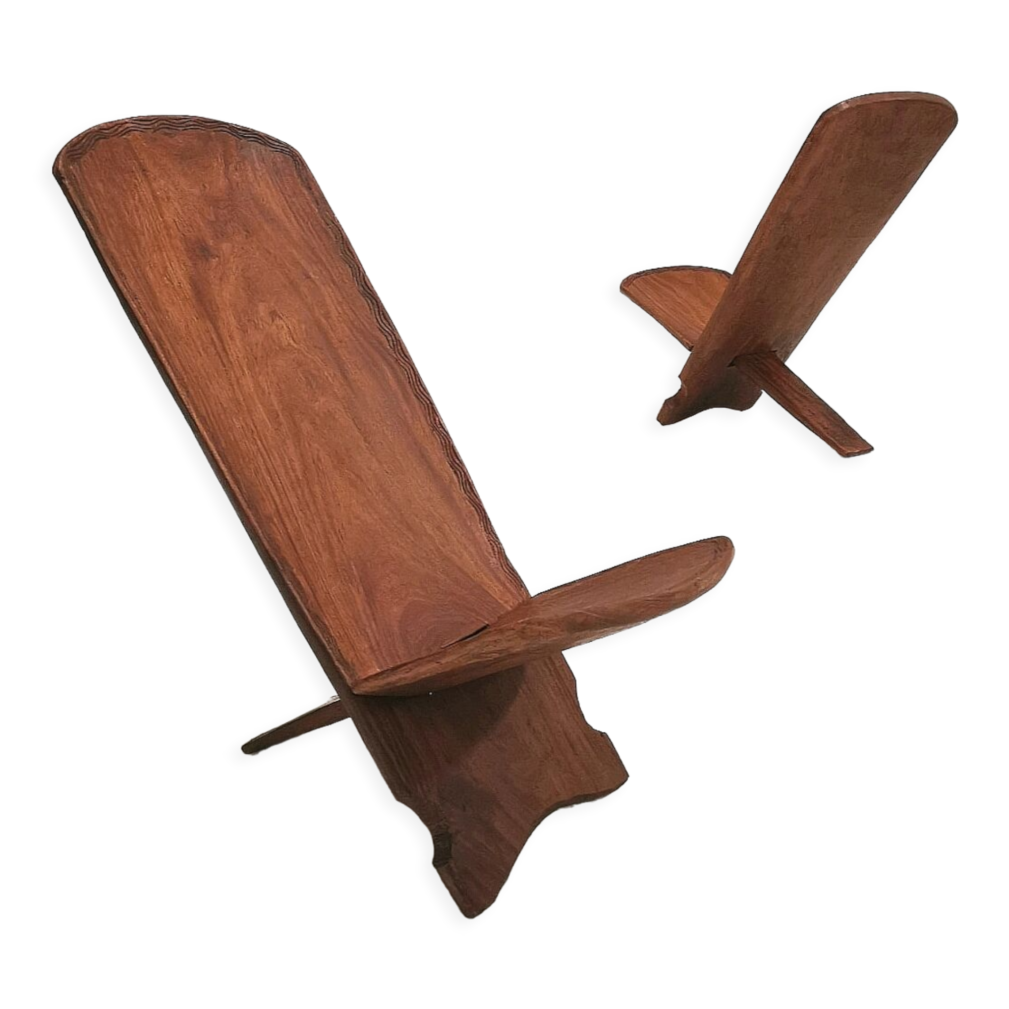 Paire de chaises en bois Palabre