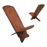 Pair of wooden chairs Palabre