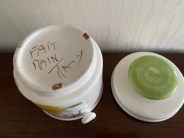 Ashtray / Table bin from the 1980s.