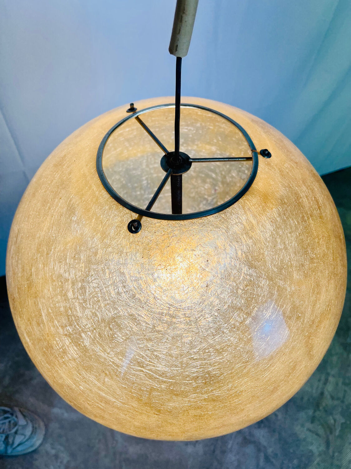 Fiberglass chandelier