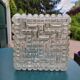 Square glass ceiling lamp