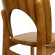 Vintage set of four pinewood chairs Rainer Daumiller minimalist design