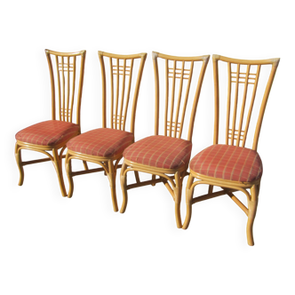 4 rattan chairs
