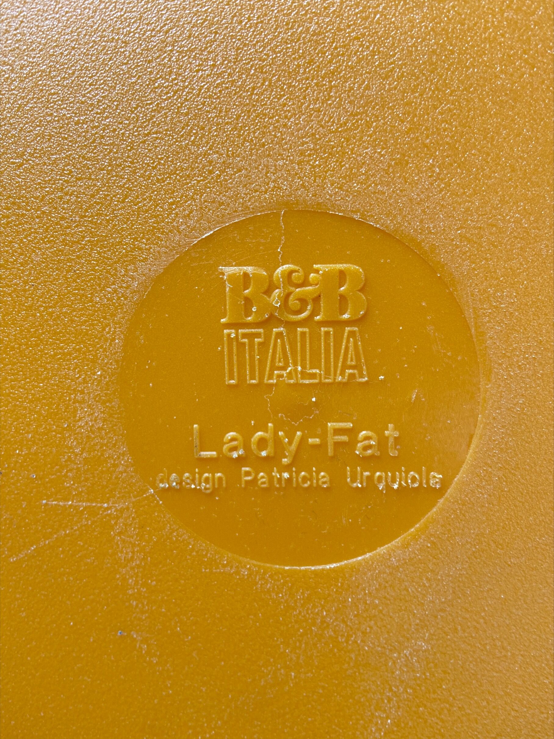 Lady Fat model coffee table by Patricia Urquiola, edition B&B