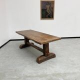 Monastery farm table in oak 1900