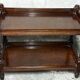 Mahogany side table, made in the United Kingdom