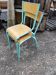 Set of two school chairs