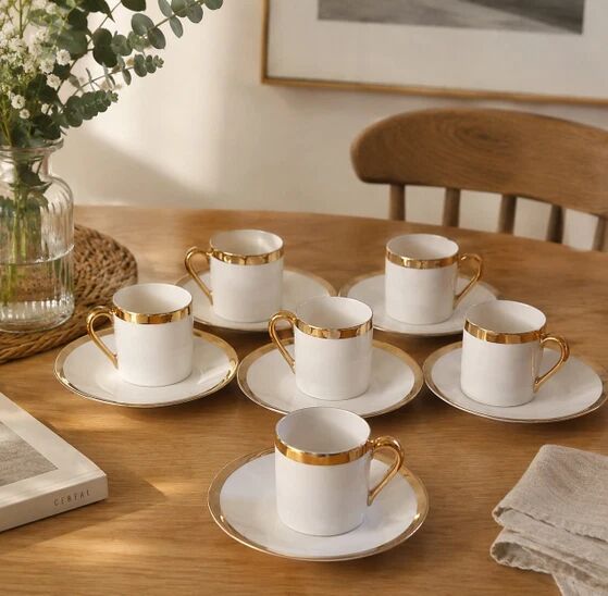 Porcelain coffee cups