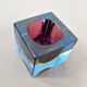 Murano Sommerso | Cube en verre | Années 1960