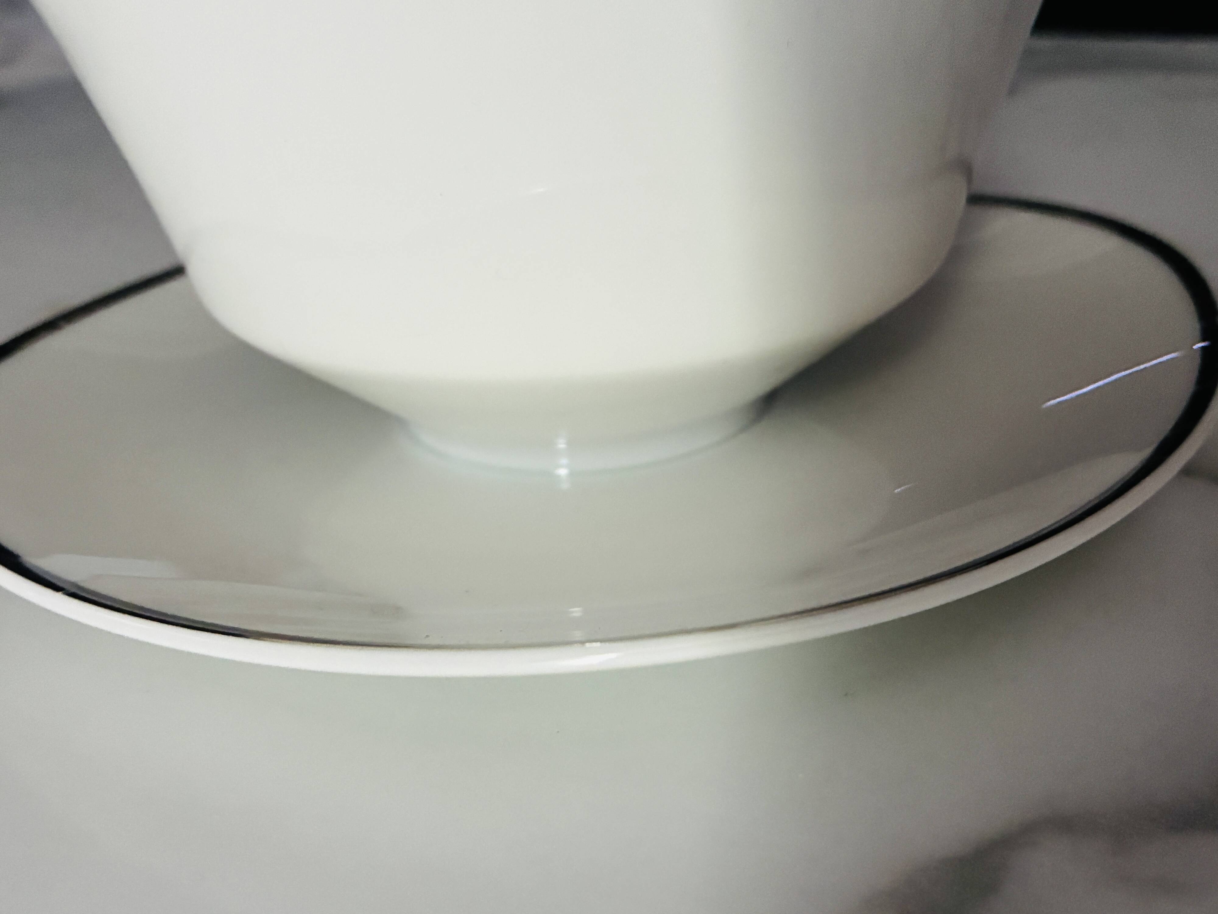 Bowl saucer porcelain Schirnding Bavaria