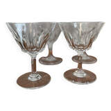 4 verres en cristal de Baccarat