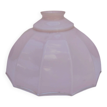 Pink opaline lampshade, umbrella, vintage