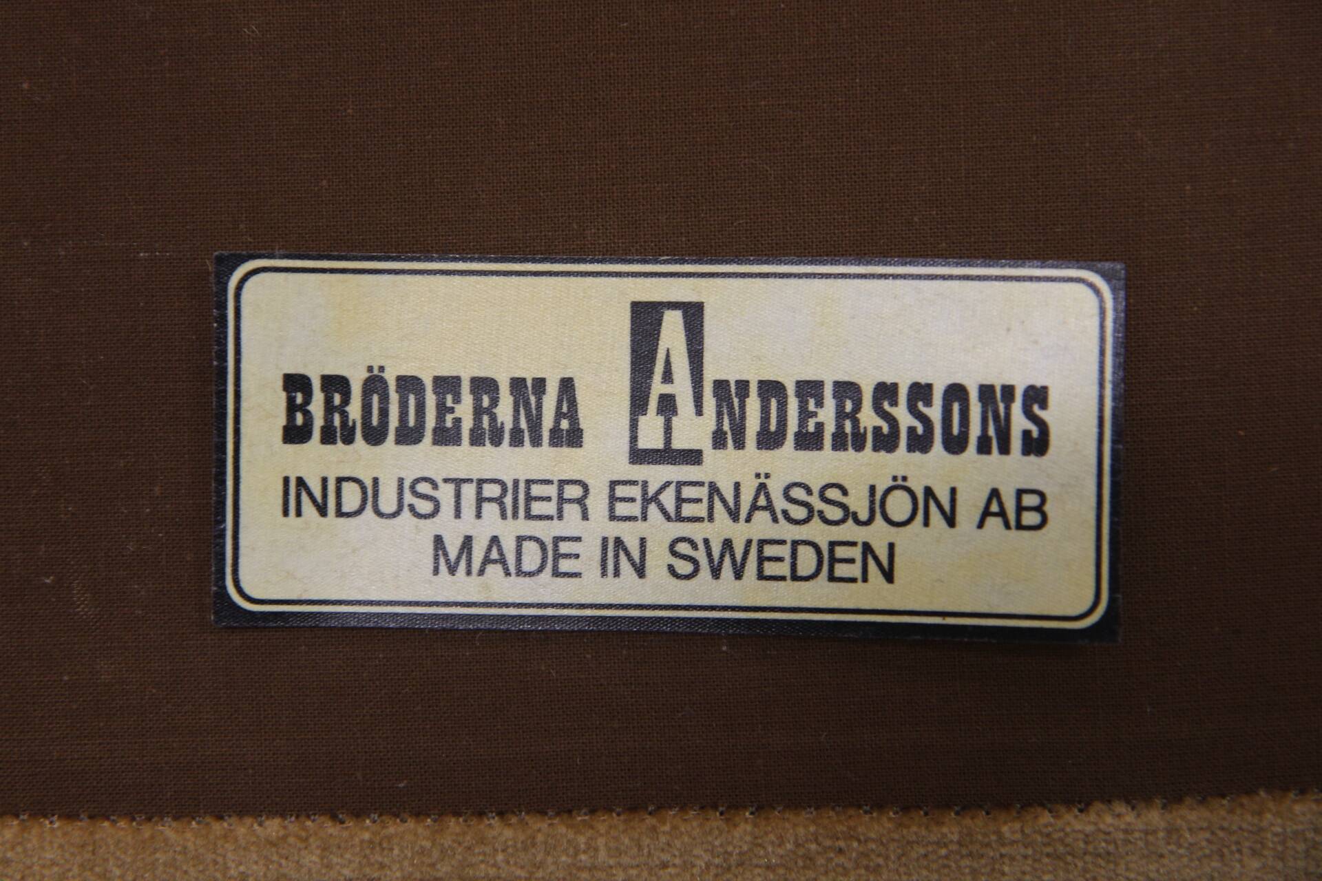 Set de 2 fauteuils "Fabiola" en velours, Bröderna Andersson, Suède, 1960