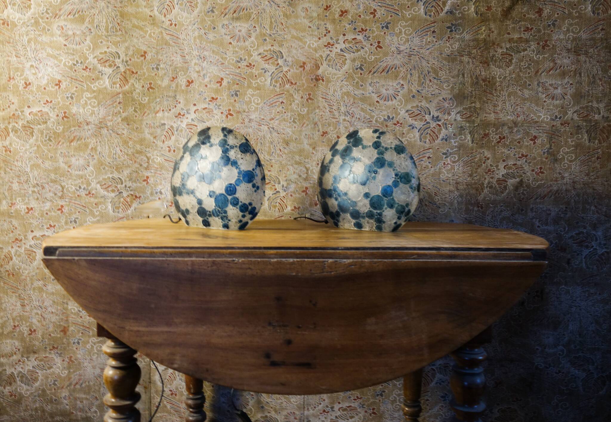 Paire de lampes de chevet contemporaines