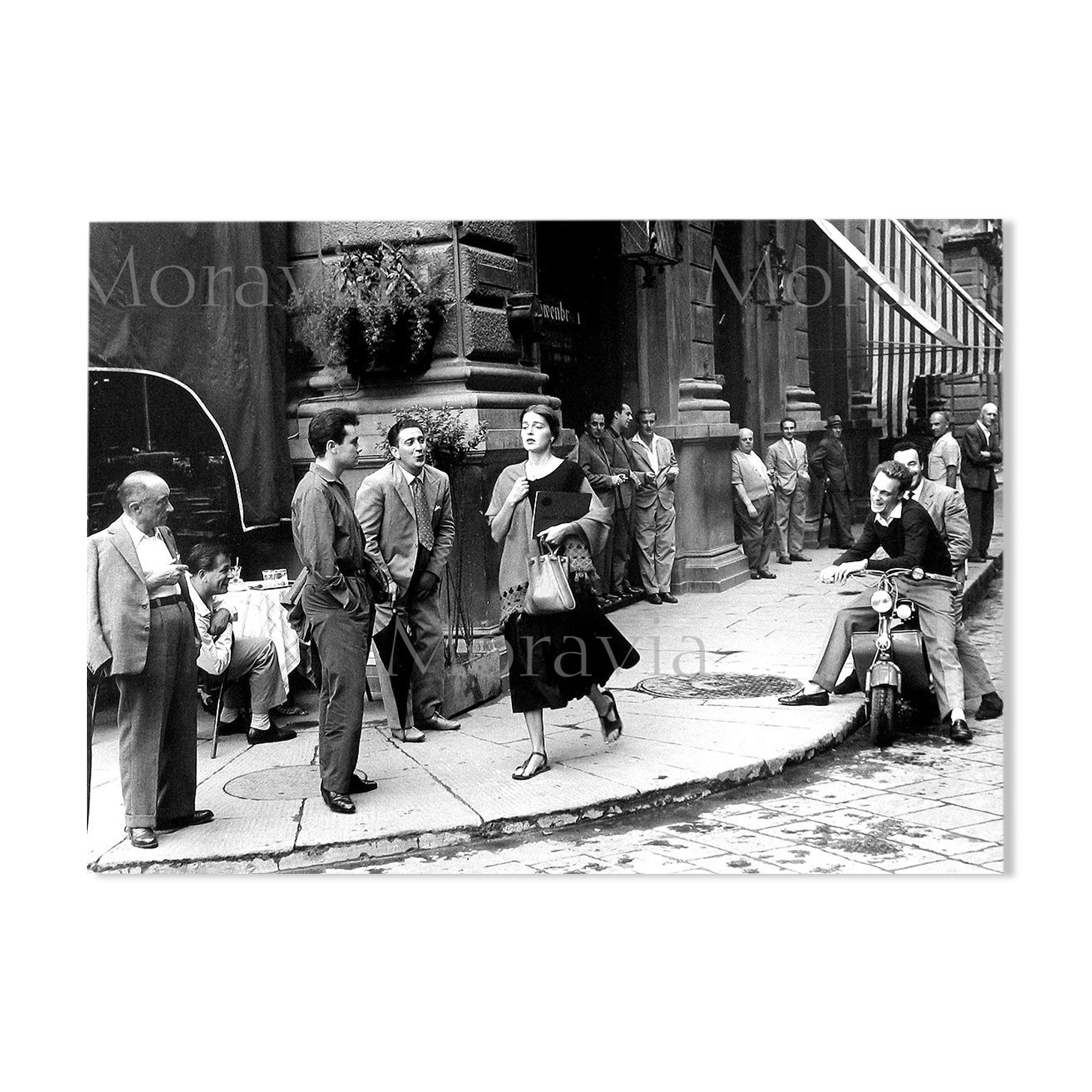 Photography, "American girl in Italy", 1951 / Tribute to Ruth Orkin / 15 x 20 cm