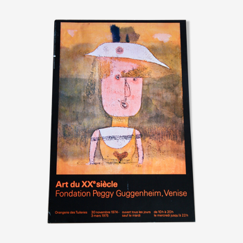 Affiche galerie Art du XXeme 1974 60x40