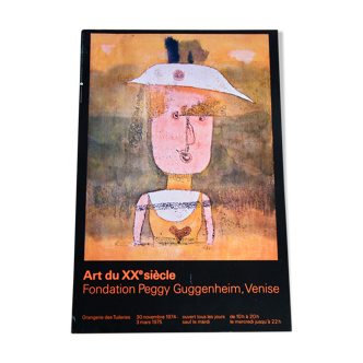 Affiche galerie Art du XXeme 1974 60x40