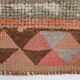 Tapis de course vintage en laine fait main marron orange 3x10, 103x323Cm SK 18245