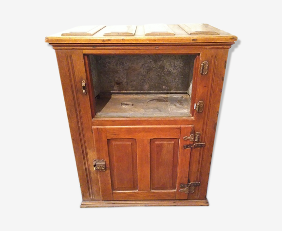 Glacière en bois et zinc XIXème