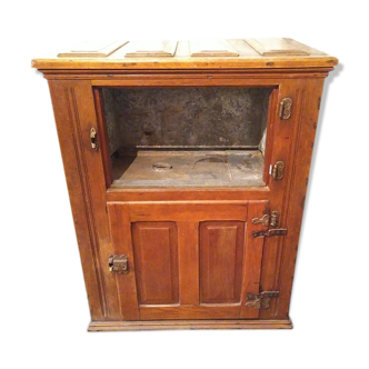 Glacière en bois et zinc XIXème