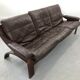 Leather Sofa, Sweden, 1970s