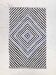 Moroccan Berber kilim blue, black and ecru 2.45x1.43m