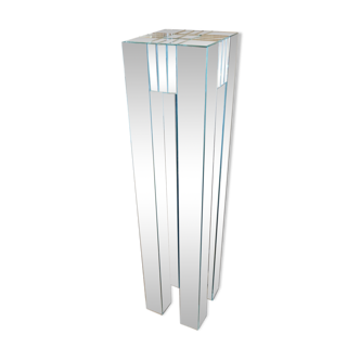 Pedestal column all glass