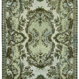 Hand-Knotted Vintage Turkish 1980s