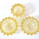 Yellow crystal ashtray