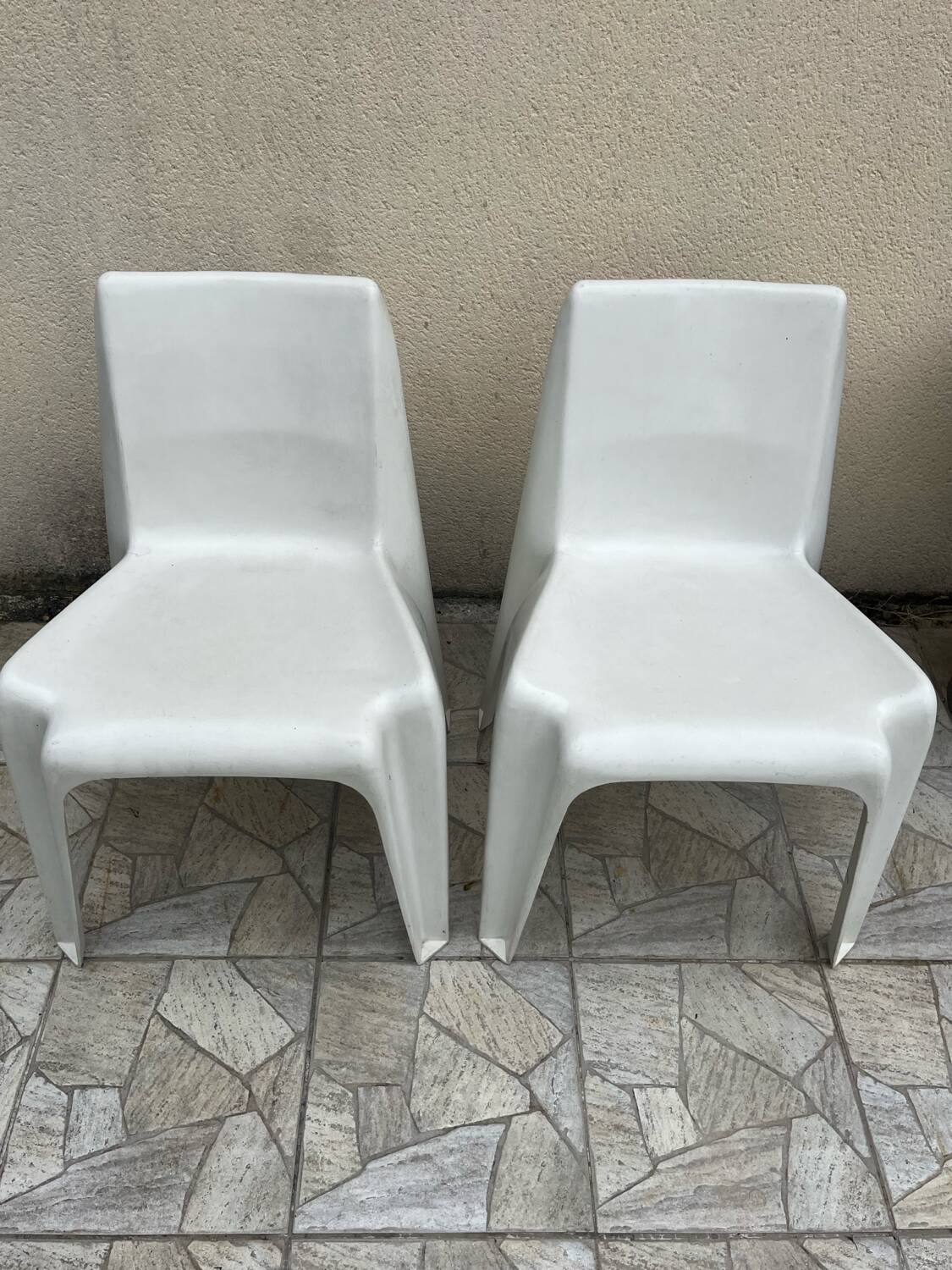Bofinger BA1171 stacking chair, Germany, 1960s